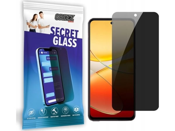 GrizzGlass SecretGlass for Vivo T3x (personvern-beskyttelsesglass)