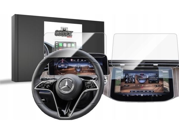 GrizzGlass keramisk film GrizzGlass CarDisplay Protection til Mercedes E-Klasse W214 Widescreen 2023–2024 [2w1]