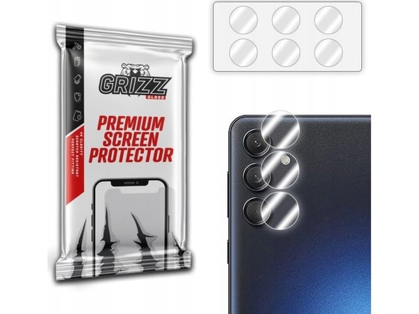GrizzGlass Szkło med aparat GrizzGlass HybridGlass-kamera til Samsung Galaxy M55