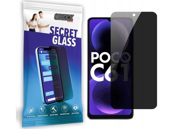 GrizzGlass SecretGlass personvernskjerm til Xiaomi POCO C61