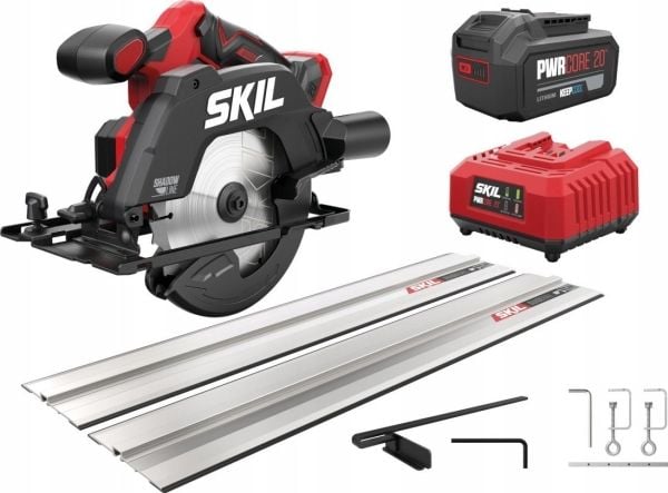 Skil_Rød batteridrevet sirkelsag Skil 3551AB 20V 1x4Ah