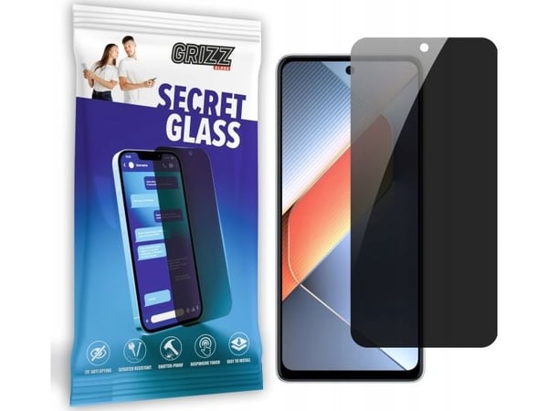 GrizzGlass SecretGlass personvernbeskyttelse til Tecno Pova 6 Neo