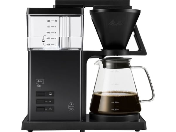 Melitta One - Kaffemaskin - 10 koppar - ren svart