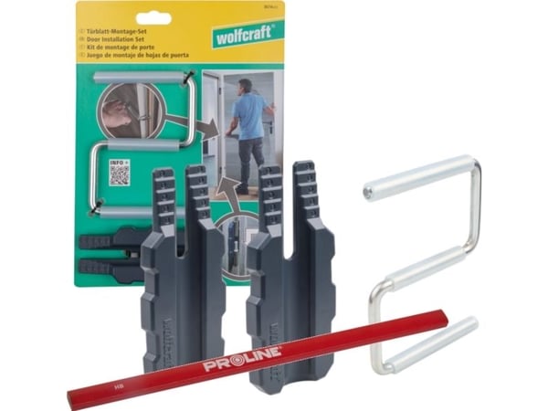 WOLFCRAFT monteringssett for dørskjær/vinge