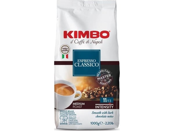 Kimbo Espresso Classico 1000g - kokonaiset pavut