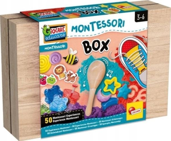 Lisciani LISCIANI MONTESSORI BOKS 50 AKTIVITETER.