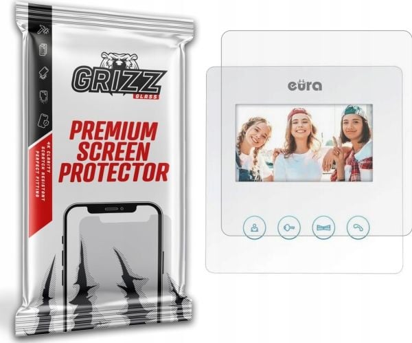 GrizzGlass matt film til dørvideo EURA Atira VDP-52A3