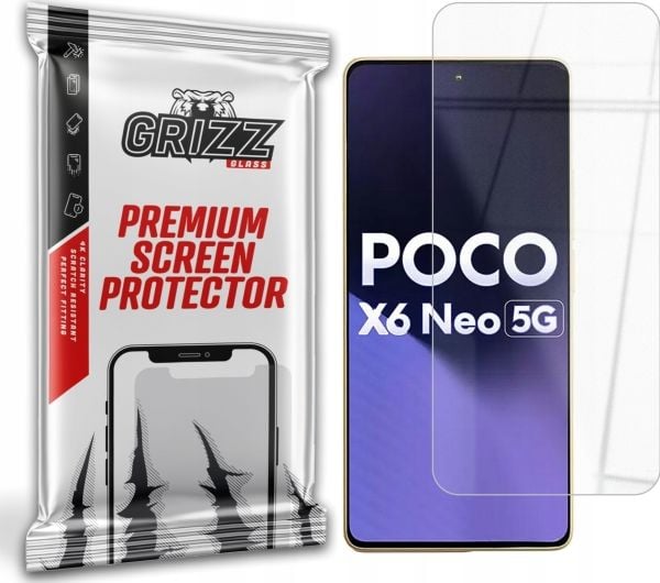 GrizzGlass HybridGlass hybridglass til Xiaomi Poco X6 Neo