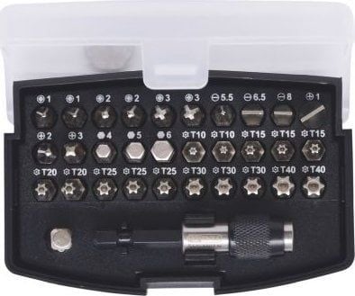 KS Tools 911.2060, 32 stykker, Nickel, DIN 3126, ISO 1173 - C 6,3, 25 mm, 300 g, 25,4 / 4 mm (1 / 4")