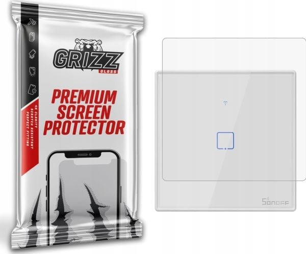 GrizzGlass GrizzGlass CeramicFilm keramisk folie for SONOFF T2EU1C-RF smart lysbryter