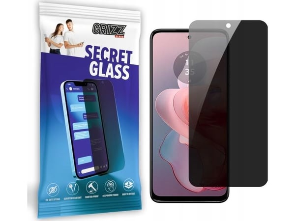 GrizzGlass personvernsfilter SecretGlass til Motorola Moto G Power 2024