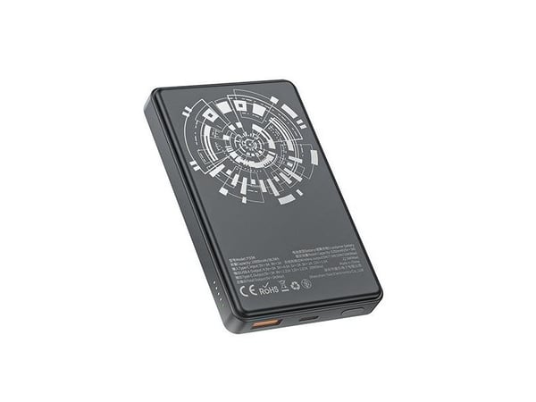 Powerbank Awei AWEI PowerBank MagSafe P33K 10000mAh 22,5W svart/black