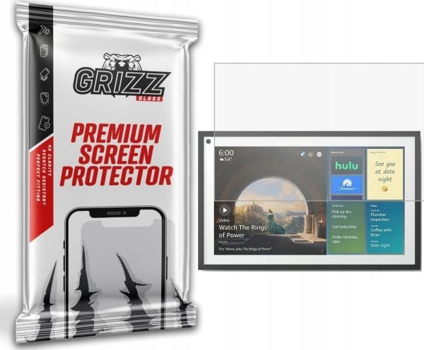 GrizzGlass navigointikotelo PaperScreen matta folio Amazon Echo Show 15:lle