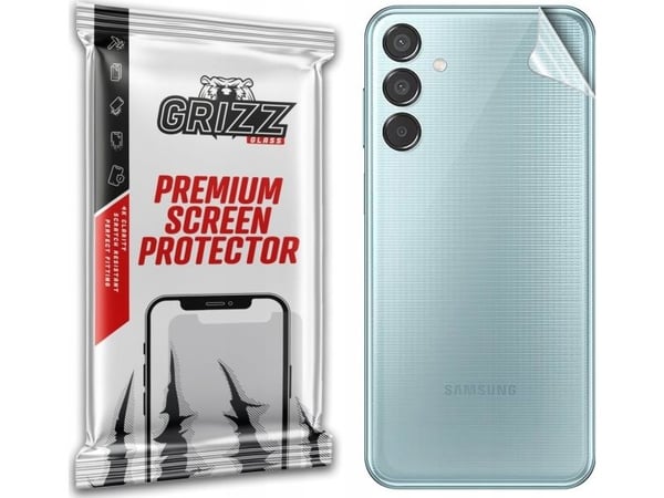 GrizzGlass Folia er GrizzGlass UltraSkin for Samsung Galaxy M15