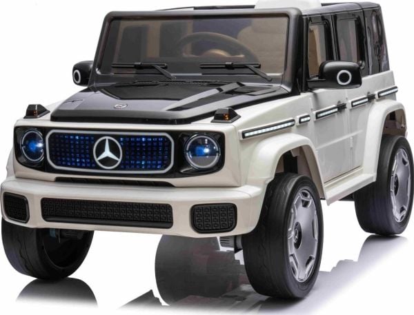 Mercedes leketøysbil EQG hvit