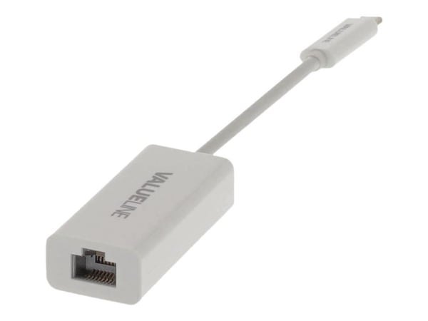 Valueline - Nettverksadapter - USB-C - Gigabit Ethernet x 1 - hvit