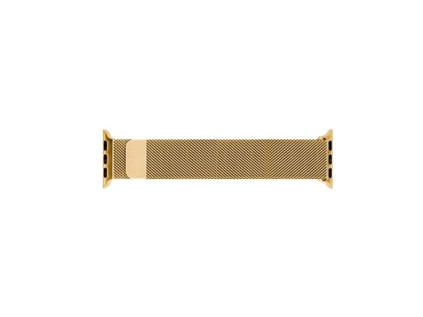 Apple Wave teräspunosrannekoru, Apple Watch 42 mm / 44 mm / 45 mm, kultainen