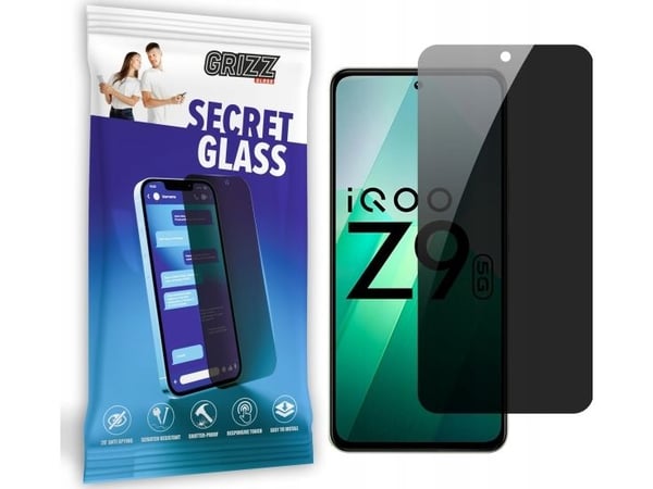GrizzGlass yksityisyyslasi GrizzGlass SecretGlass Vivo iQOO Z9:lle