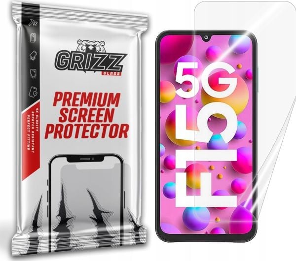 GrizzGlass keramisk beskyttelsesfilm for Samsung Galaxy F15 5G
