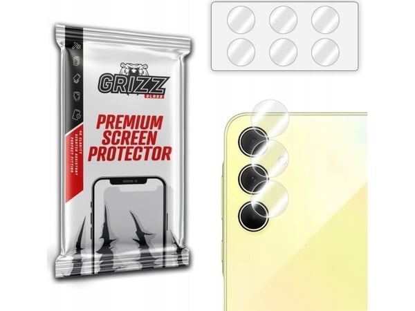 GrizzGlass Szkło med aparat GrizzGlass HybridGlass-kamera til Samsung Galaxy A35