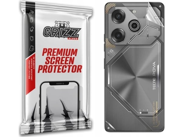 GrizzGlass beskyttelsesfolie bak GrizzGlass UltraSkin for Tecno Pova 6 Pro