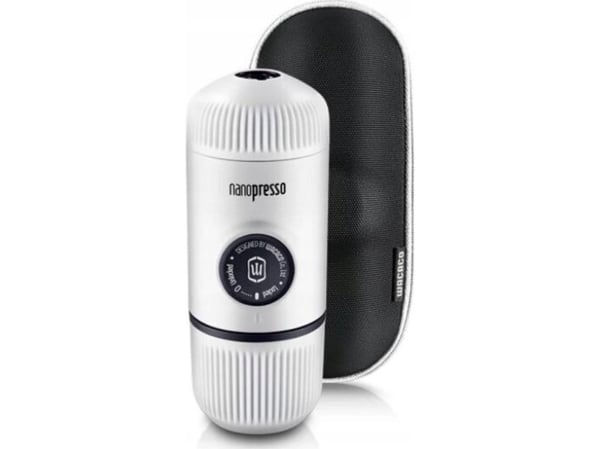 Halvautomatisk kaffemaskin med bricka WACACACO NANOPRESSO CHILL Vit