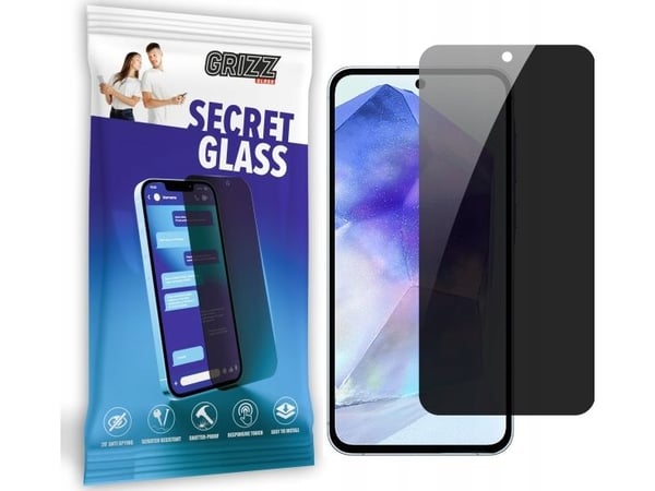 GrizzGlass personvernskjerm (SecretGlass) til Samsung Galaxy A55