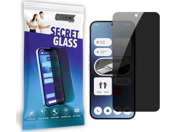 GrizzGlass GrizzGlass SecretGlass personvernglass for Nothing Phone 2a