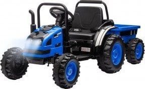 Milly Mally elektrisk bil traktor med tilhenger Farmer Blue