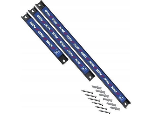 Dedra sett med magnetlister til verktøy 3 stk. 20, 30, 45 cm