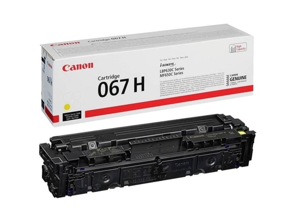 Canon 067H, 2350 sivua, Keltainen, 1 kpl