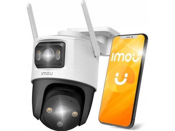 Imou Cruiser Dual 8MP, IP-sikkerhetskamera, Utendørs, Ledning & Trådløs, CE, UKCA, Tak, Sort, Hvit