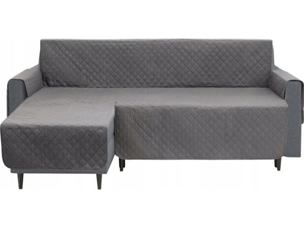 DOGGY 200 cm trekk PARIS for høyre hjørnesofa grå DOGGY 200 cm trekk PARIS for høyre hjørnesofa grå