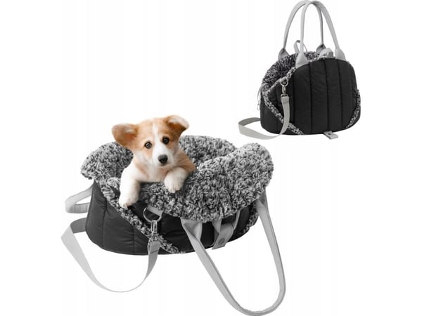 DOGGY Sea Shell R2 svart hundebag