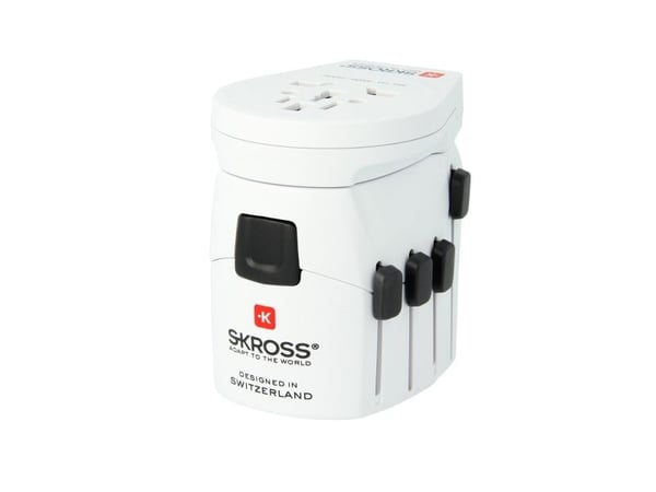 Skross PRO – World & USB, Vit