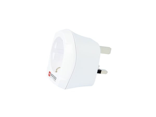 Skross 1.500230-E power plug adapter Type D (UK) Type C (Europlug) White