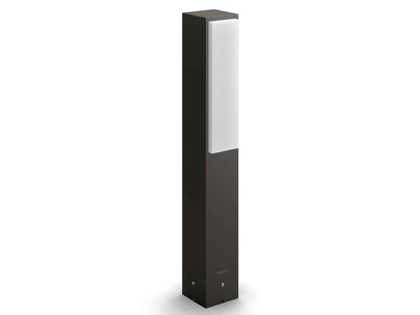 Philips myGarden Stratosphere-sokkel/stilys, 9 W, Utendørs sokkel/stang-belysning, Antrasitt, Aluminium, Syntetiske, IP44, Hage, Terrasse, I