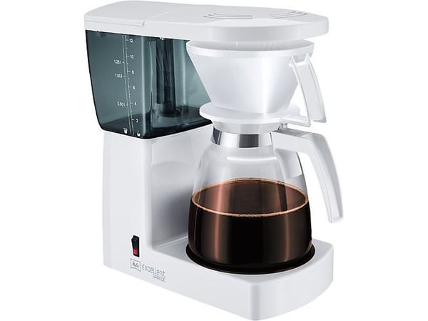 Melitta Excellent Grande - Kaffemaskin - 12 kopper - Hvit