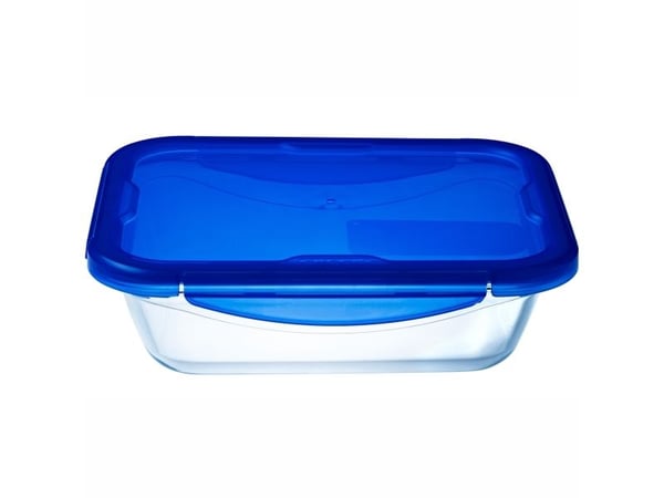 Pyrex 282PG00/7045, Stekeform, Rektangulær, Keramisk, Plast, Gjennomsiktig, -20 - 240 °C