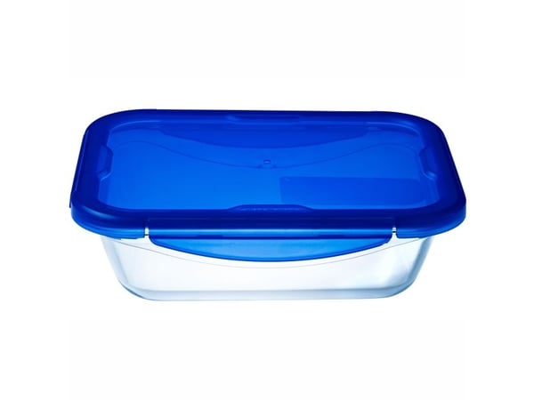Pyrex 283PG00/7044, Grytfrom, Rektangulär, Glas, Plast, Transparent, -20 - 240 ° C