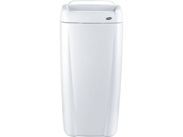 Affaldsspand, Hagleitner, hvid, plast, 1-rums, 45 l, vacuum