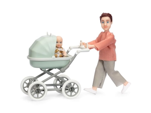 Lundby Docka Med Bebis & Vagn