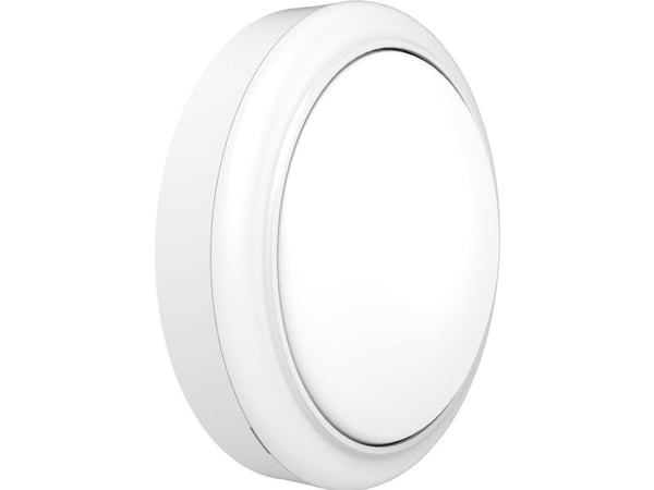 Philips Veggmontering, Overflatebehandlet, Rund, 1 ampuller, 4000 K, IP65, Hvit