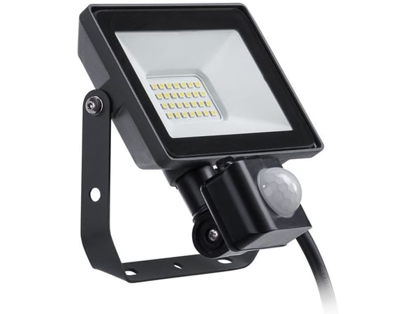Philips Flomlys, Svart, IP65, Metall, I, U-brakett, 20 W