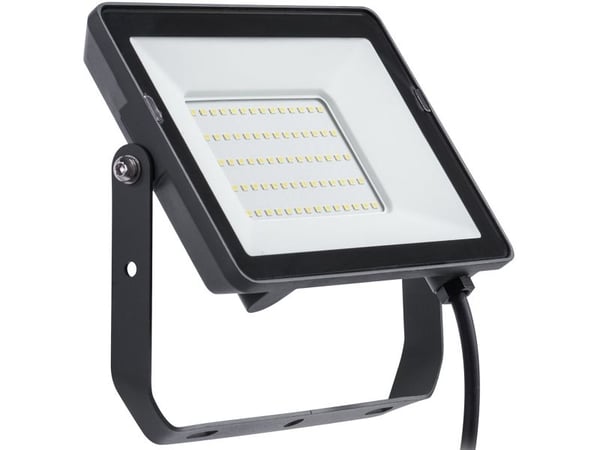 Philips Flomlys, Svart, IP65, Metall, I, U-brakett, 50 W