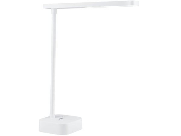Philips Funksjonell Tilpa-skrivebordslampe, Hvit, Plast, Soverom, Stue, Kontor, Tidsriktig, IP20, III