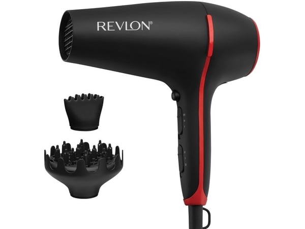 Revlon RVDR5317E, Keramiska, Svart, Röd, 2000 W