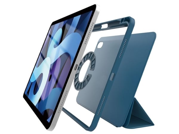 Celly BOOKMAG - Lommebok for nettbrett - detachable, magnetic - polyuretan - blå - for Apple 10.9-inch iPad (10. generasjon)