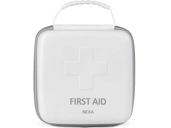 Nexa FHD førstehjelpskasse 39 deler, hardt etui, hvit Nexa FHD førstehjelpskasse 39 deler, hardt etui, hvit