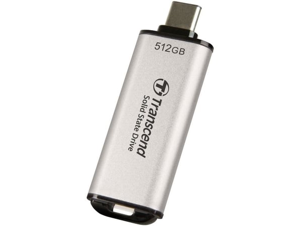 Transcend ESD300, 512 GB, USB Type-C, 1050 MB/s, 10 Gbit/s, Hopea